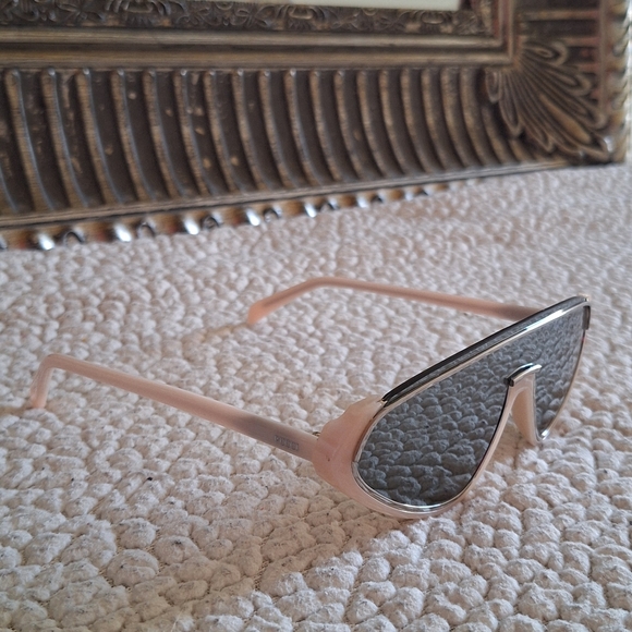 EMILIO PUCCI EP0043 Sunglasses In Shiny Pink / Smoke Mirror Org $298